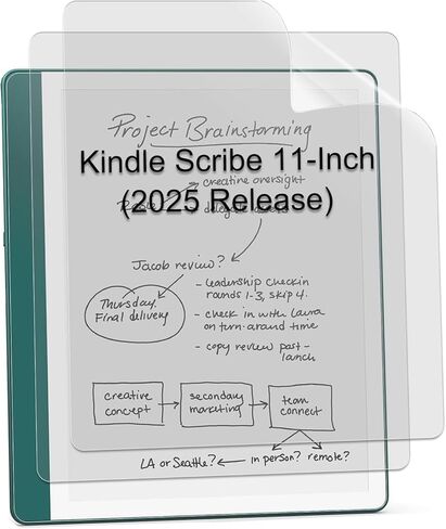 واقي شاشة KEANBOLL (3 عبوات) مضاد للتوهج (غير لامع) مصمم لجهاز Kindle Scribe مقاس 11 بوصة (إصدار 2025) in Kuwait