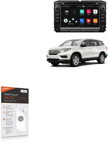 BoxWave Screen Protector Compatible with Honda 2018 Pilot (8 in) - ClearTouch Anti-Glare (2-Pack), Anti-Fingerprint Matte Film Skin in Kuwait