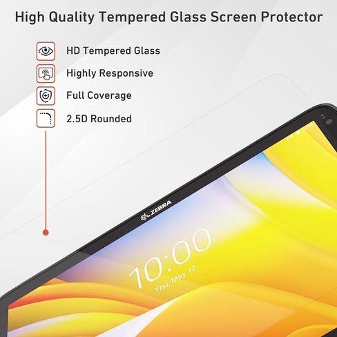 IYOUBOL Tempered Glass Screen Protector for Zebra ET40 / ET45 10.1 Inch Tablet, 9H Hardness, Industrial-Grade Protection, HD Clear, Anti-Fingerprint in Kuwait