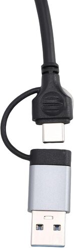 محول Naroote USB C وUSB A إلى Ethernet، محول شبكة RJ45 عالي السرعة بسرعة 5 جيجابت في الثانية، محول شبكة مع غلاف من سبائك الألومنيوم، لأجهزة الكمبيوتر المحمول والكمبيوتر اللوحي ونظام التشغيل in Kuwait