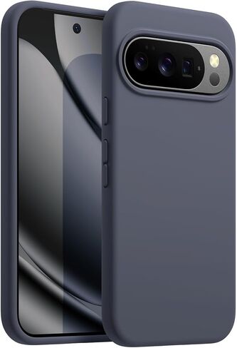 حافظة JETech من السيليكون السائل لهاتف Google Pixel 10/10 Pro 2025، حماية كاملة لكامل الجسم بملمس حريري ناعم، غطاء هاتف مضاد للخدش ومقاوم للصدمات مع بطانة من الألياف الدقيقة (سبج) in Kuwait