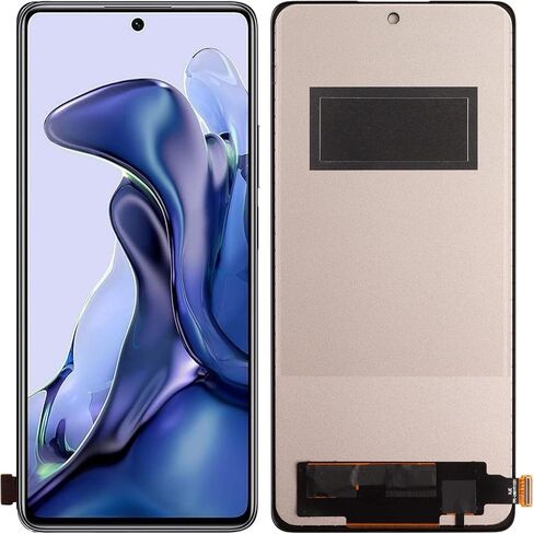 استبدال شاشة LCD متوافقة مع Xiaomi 11T 5G 21081111RG 2107113SG 2107113SI 2107113SR (أسود بدون إطار مجموعة رقمية لشاشة تعمل باللمس مع أدوات إصلاح) in Kuwait