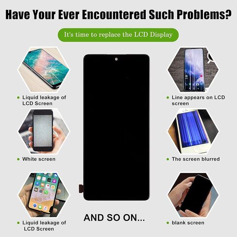 استبدال شاشة LCD متوافقة مع Xiaomi 11T 5G 21081111RG 2107113SG 2107113SI 2107113SR (أسود بدون إطار مجموعة رقمية لشاشة تعمل باللمس مع أدوات إصلاح) in Kuwait