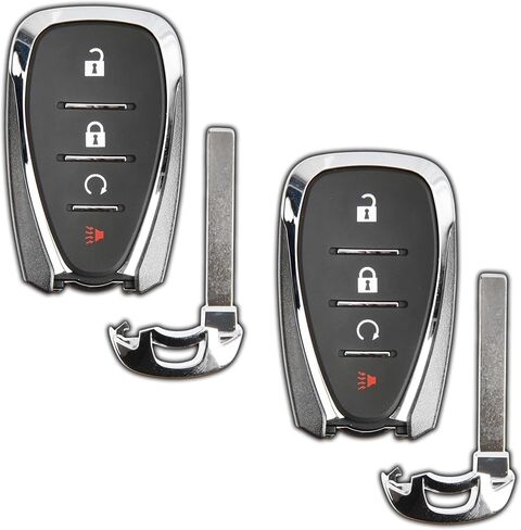 Keyless Entry Remote Key Fob Replacement 4-Button for 2019-2025 Chevrolet Blazer Bolt Trailblazer Traverse Trax (HYQ4ES, 13530712, 13547829, 13535665, 13547841) in Kuwait