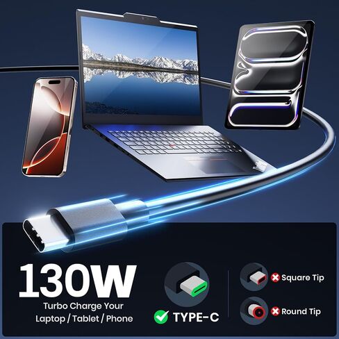 شاحن كمبيوتر محمول USB C 130 وات لجهاز Dell XPS 15 9500 9510 9520 XPS 17 9700 9710 9720 Precision 5470 5550 5560 5570 5770 Latitude 7410 7310 7210، متوافق مع 0K00F5 0CT1P3 0M0H25 07MP1P 0MW1G8 DA130PM170 in Kuwait