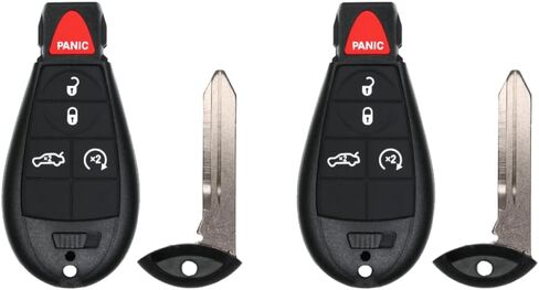 Key Fob Replacement Compatible with Challenger 2012 FCC IYZ-C01C IYZC01C Part Number 68058348 68058348AH 5026457 5026457AL Pack of 2 in Kuwait