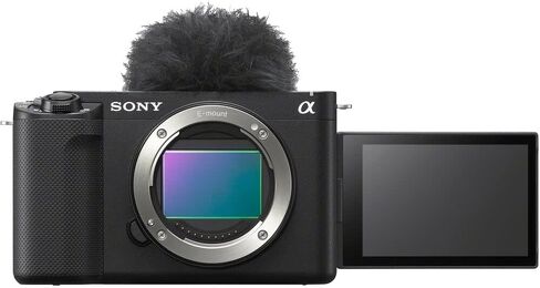 Sony Alpha ZV-E1 Full-Frame Vlog Mirrorless Lens Camera Black ILCZVE1/B, Sony Alpha FE 28-60mm Lens, 64GB Card, Corel Photo Software, Card Reader, Case, Flex Tripod, Cleaning Kit in Kuwait