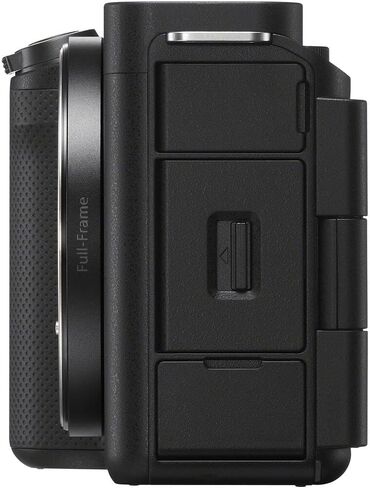 Sony Alpha ZV-E1 Full-Frame Vlog Mirrorless Lens Camera Black ILCZVE1/B, Sony Alpha FE 28-60mm Lens, 64GB Card, Corel Photo Software, Card Reader, Case, Flex Tripod, Cleaning Kit in Kuwait