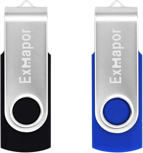 USB Flash Drive 16GB Folding Thumb Drives USB 2.0 Stick 2PCS in Kuwait