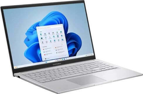 ASUS VivoBook 15 Laptop in Silver Intel 10-core 5 up to 5Ghz (Beats i7-1355u) 16GB RAM 512GB SSD 15.6in FHD Web Cam HDMI W11 (F1504A– Renewed) in Kuwait