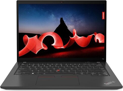 لاب توب لينوفو | ثينك باد T14 الجيل 4 | 14 بوصة 1920 × 1200 تعمل باللمس IPS | Intel-10 Core i7-1355U | 32 جيجابايت DDR5 | 2 تيرابايت SSD | Windows 11 Pro | Wi-Fi 6E - BT 5.3 - لوحة مفاتيح بإضاءة خلفية - كاميرا FHD بدقة 1080 بكسل - أسود ثانوي in Kuwait