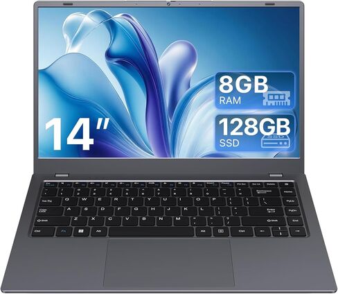 Laptop 32GB RAM, 512GB SSD Laptops Computers with Pentium Processor (Up to 3.4GHz), 14 inch FHD IPS Screen, Dual USB C, USB 3.2, HDMI, TF Card Slot, Lightweight Laptop for Business and Student in Kuwait