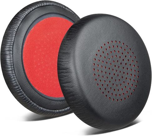SOULWIT Replacement Earpads for LEVN LE-HS013 Superior/LE-HS016 V3/LE-HS016 Superior/CT002 Superior Headphones, Ear Pads Cushions with Softer Protein Leather, High-Density Foam - Black in Kuwait