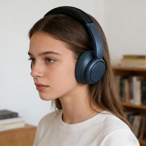 غطاء عصابة رأس من السيليكون من Adhiper لسماعات Anker Soundcore Space Q45 Life Q35 Q30 Q20 Q20i Q20+ Q10 Q11i، ملحقات عصابة رأس بديلة من السيليكون الناعم مقاومة للعرق وقابلة للغسل - أسود in Kuwait