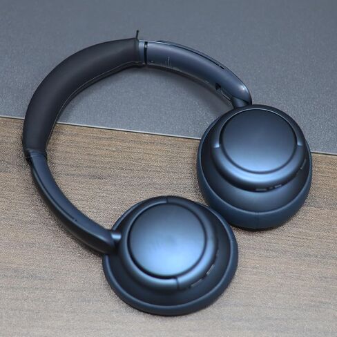 غطاء عصابة رأس من السيليكون من Adhiper لسماعات Anker Soundcore Space Q45 Life Q35 Q30 Q20 Q20i Q20+ Q10 Q11i، ملحقات عصابة رأس بديلة من السيليكون الناعم مقاومة للعرق وقابلة للغسل - أسود in Kuwait