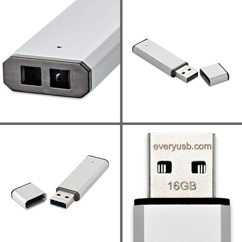 عصا ألومنيوم سريعة عالية الأداء سعة 16 جيجابايت 10 عبوات USB 2.0 محرك أقراص فلاش محرك الإبهام (فضي) in Kuwait