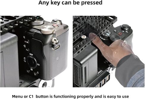 Fangtuo A7CX for Sony A7C/A7CII/A7CR قفص الكاميرا المحسن يدمج تبديد الحرارة وإمدادات الطاقة والتوسع الكل في مجموعة واحدة in Kuwait