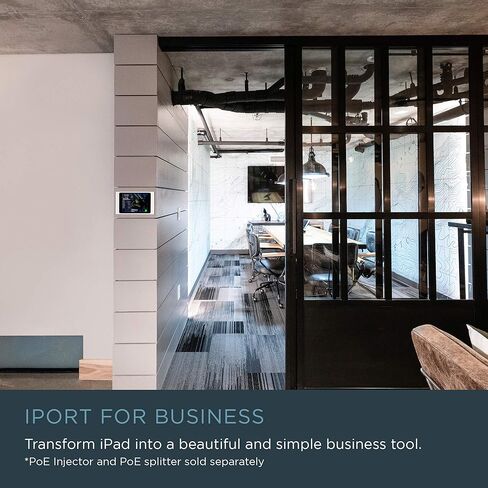 حامل حائط iPort Surface Mount Bezel iPad - متوافق مع iPad 10.2 الجيل التاسع وiPad 10.2 الجيل الثامن - أبيض، (70798) in Kuwait