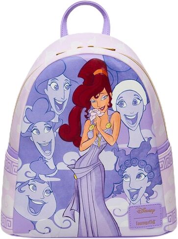 حقيبة ظهر صغيرة من Loungefly Disney Hercules Meg & The Muses باللون الأرجواني الفاتح in Kuwait