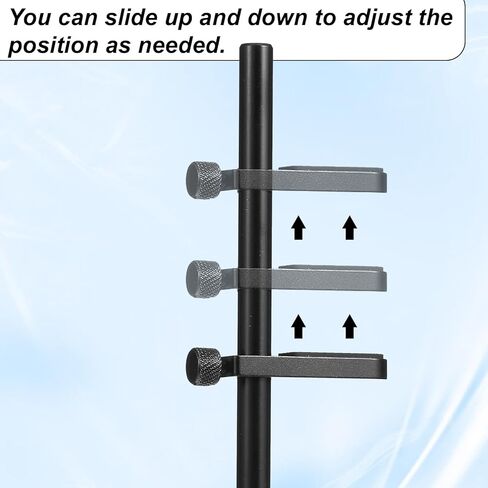 GPU Support Bracket, Aluminum Alloy Video Graphics Card Support Bracket Adjustable GPU Sag Brackets GPU Stand Holder Supporting for Video Card (Black) in Kuwait