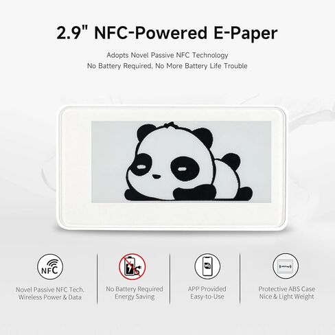 waveshare 2.9inch Passive NFC-Powered e-Paper Evaluation Kit Bundle with 2.9inch NFC-Powered e-Paper ST25R3911B NFC Board Micro Card 16GB Micro Card Reader USB-A to Micro-B Cable (5 Items) in Kuwait