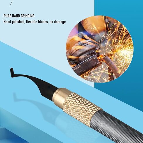 CUIFATI Chip Repair Set, 4 Blades Aluminum Alloy Handle with Pure Copper Locking Mechanism, for Motherboard IC CPU Hard Drive Disassembly Glue Removal Cleaning in Kuwait
