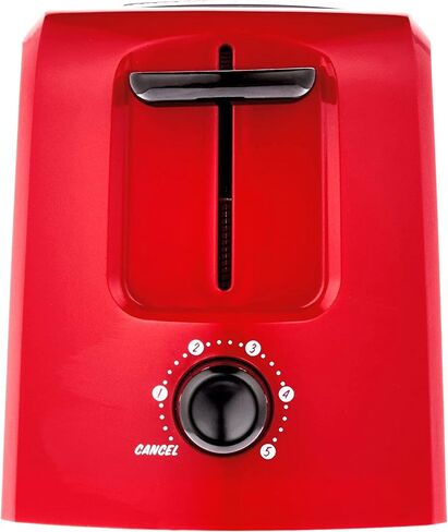 Disney DCM-21 Mickey Mouse 2 Slice Toaster, Red/Black, 1 in Saudi Arabia