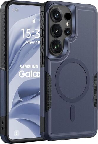 Magnetic for Samsung Galaxy S26 Ultra Case Heavy Duty Protection, Military-Grade Dual-Layer Shockproof S26 Ultra Phone Case [Fit for MagSafe] Matte Finish Case S 26 Ultra 6.9", Black in Kuwait