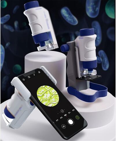 Optical Microscope Science Experiment Set Handheld Three in Electronic High Definition in Kuwait