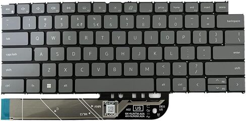 GinTai Laptops US Keyboard Backlit Replacement for Dell Vostro 5310 5320 5410 5415 / Latitude 3320 3420 (Gray) in Kuwait