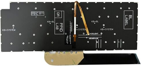 GinTai Laptops US Keyboard Backlit Replacement for Dell Vostro 5310 5320 5410 5415 / Latitude 3320 3420 (Gray) in Kuwait