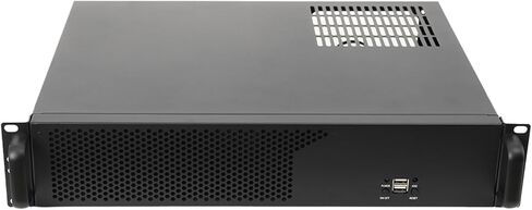 Server Case 2U, Server Chassis with 3X3.5 HDD, Rack Mount PC Case with 2 Fans, 4 x PCI Slot 2U Rack Case, 2U Rack Drawer for Network & Studio in Kuwait