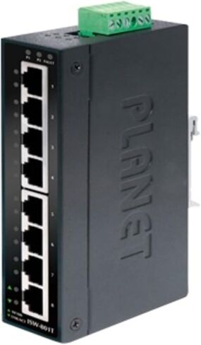 ISW-801T 8-Port 10/100Mbps Industrial Fast Ethernet Switch for Wide Operating Temperature in Kuwait