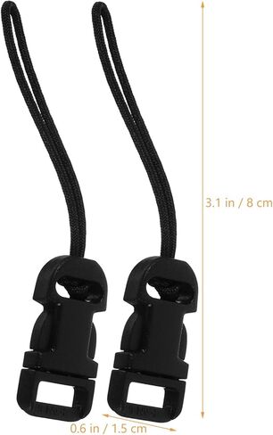 Camera Strap Connectors and Triangle Split Rings Replacement Set with Leather Protector Covers and Thick Buckles for Dslr and Mirrorless Cameras Travel Portable Lanyard Attachments in Kuwait