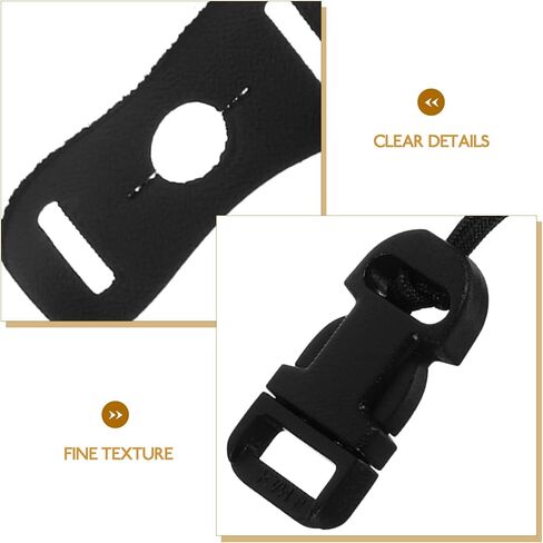 Camera Strap Connectors and Triangle Split Rings Replacement Set with Leather Protector Covers and Thick Buckles for Dslr and Mirrorless Cameras Travel Portable Lanyard Attachments in Kuwait