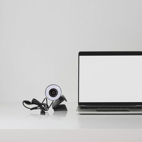 كاميرا ويب USB HOMSFOU 1080p مع ميكروفون للتوصيل والتشغيل، كاميرا كمبيوتر ذكية للمكتب والبث المباشر، كاميرا ويب عالية الوضوح متوافقة مع Windows Dc5.00 الجهد الكهربي in Kuwait