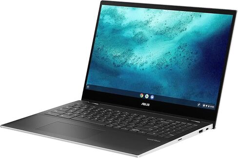 ASUS Chromebook Flip CX5، شاشة لمس 15.6 بوصة عالية الدقة NanoEdge تعمل باللمس، Intel® Core™ i3-1115G4، 128 جيجابايت PCIe SSD، 8 جيجابايت رام، لوحة مفاتيح بإضاءة خلفية، Wi-Fi 6، نظام تشغيل Chrome، CX5500FEA-DS31T (متجدد) in Kuwait