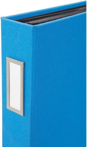 Itoya ProFolio ألبوم أرشيفي فاخر من القماش الأزرق 3-Up 240 ألبوم صور مطبوع 4x6 in Kuwait