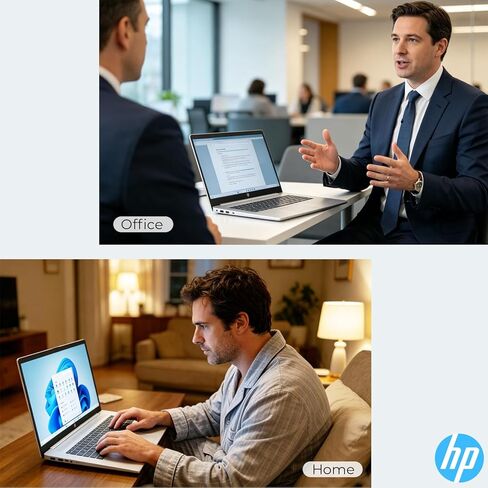 كمبيوتر محمول HP Ultrabook مقاس 17.3 بوصة بدقة FHD • AMD Ryzen 5 7430U (Beat i7) • ذاكرة وصول عشوائي (RAM) سعة 8 جيجابايت • محرك أقراص SSD سعة 256 جيجابايت • إصدار 2026 • Copilot AI • Wi-Fi 6 • Windows 11 • Office 365 • شاشة كبيرة للمنزل • المكتب والدراسة in Kuwait