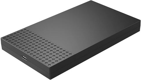 1 * HDD SSD Enclosure, Type-C USB3.1 SATA to USB Hard Drive Enclosure for SSD HDD External Disk Accessory in Kuwait