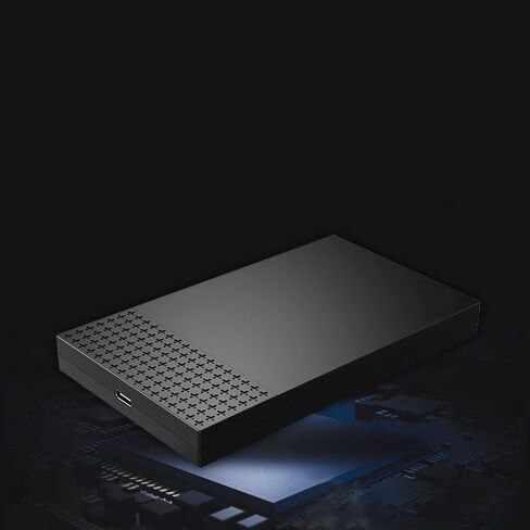 1 * HDD SSD Enclosure, Type-C USB3.1 SATA to USB Hard Drive Enclosure for SSD HDD External Disk Accessory in Kuwait
