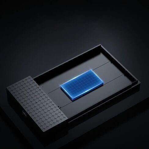 1 * HDD SSD Enclosure, Type-C USB3.1 SATA to USB Hard Drive Enclosure for SSD HDD External Disk Accessory in Kuwait