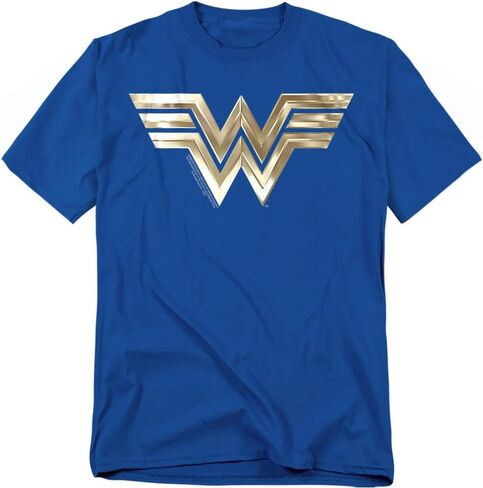 Popfunk Classic Wonder Woman 1984 Gal Gadot Golden Logo T Shirt & Stickers in Saudi Arabia