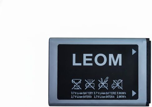 بطارية بديلة LEOM AB463446BU بقدرة 800 مللي أمبير في الساعة - متوافقة مع أجهزة Samsung GT-C3050 وS3600 وS5200 وJ700 وE250 وB320 والمزيد - خلية أيون ليثيوم عالية الأداء لعمر بطارية طويل in Kuwait