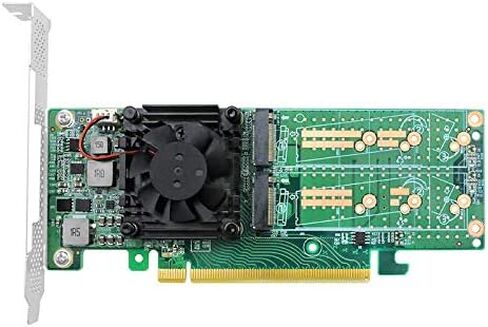 3.0 X16 إلى 4X M.2 NVMe SSD محول محول يدعم 2280 SSD لا حاجة لتقسيم اللوحة الأم in Kuwait