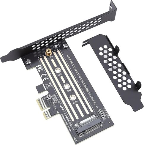 VBESTLIFE M.2 NVMe to PCIe X4 5.0 Adapter Card, 32Gbps High Speed M.2 SSD to PCIe X1 Expansion Card for 2280 2260 2242 2230 Size SSDs in Kuwait