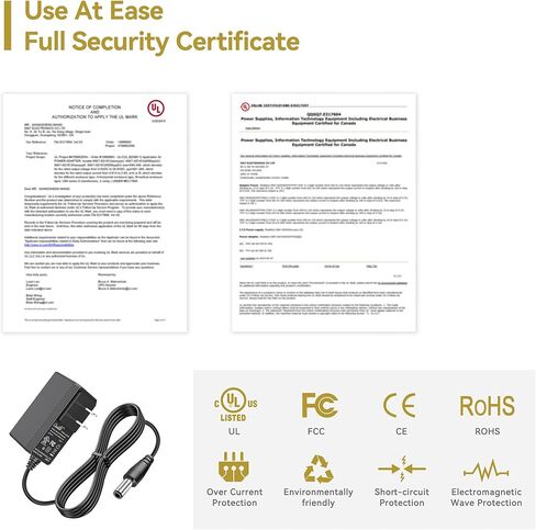 6FT UL Listed AC/DC Adapter Compatible with Pulse Performance Revster 200 GRT-11 RK-9 164234 Scooter Charger in Kuwait