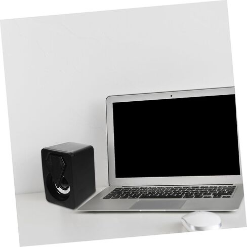 OSALADI USB Computer Speakers High Volume Wired Compact Desktop Sound Box for Office Home Gaming with RGB Lighting, 1 Pair USB-Powered Loudspeakers for PC Laptop Use Assorted Assorted in Kuwait