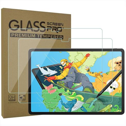 2-Pack Tempered Glass Screen Protector for Ugee UT3 Tablet 14.25 inch, Ultra Clear Transparency Anti-Scratch 9H Hardness in Kuwait