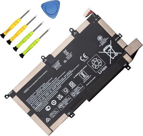 WS04XL L97357-005 Laptop Battery for HP Spectre X360 Convertible 13.5" 2-in-1 (2021) (2022) 14-ea2000 14-ef2000 14t-ef000 14t-ea000 Series WS04066XL WSO4XL L97352-2D1 HSTNN-DB9Z 66.52Wh 8210mAh in Kuwait